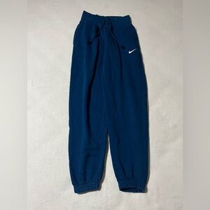 Nike Women's XXS Sportswear Phoenix Fleece Blue‎ Joggers DQ5887